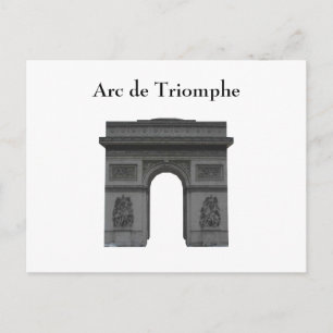 Postale Carte postale: Arc de Triomphe