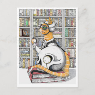 Postale Carte postale: Aviation pour chats