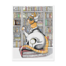 Carte postale: Aviation pour chats