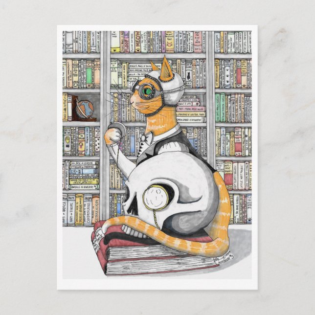 Postale Carte postale: Aviation pour chats (Devant)