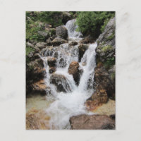 Carte postale:Cascade de Pisciadu,Massif de Sella