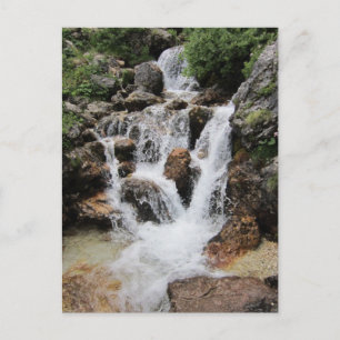Postale Carte postale:Cascade de Pisciadu,Massif de Sella
