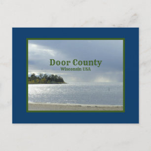 POSTALE CARTE POSTALE, COMTÉ DE DOOR, WISCONSIN/REFLETS AR