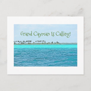 Postale carte postale/EAU TURQUOISE DE GRAND CAYMAN EST CA