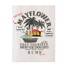 carte postale. LIBÉREZ-VOUS DE VOS PENSÉES.