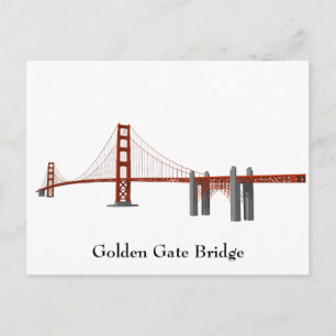 Postale Carte postale: Pont Golden Gate