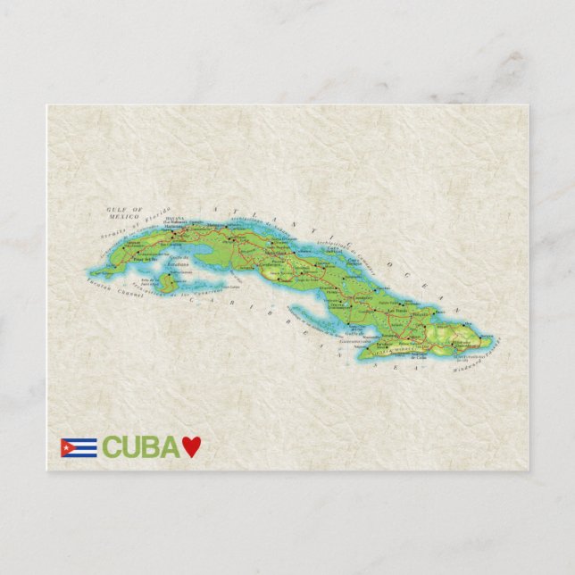 Postale CARTE POSTCARDS ♥ Cuba (Devant)