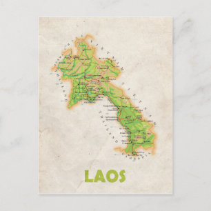 Postale CARTE POSTCARDS ♥ Laos