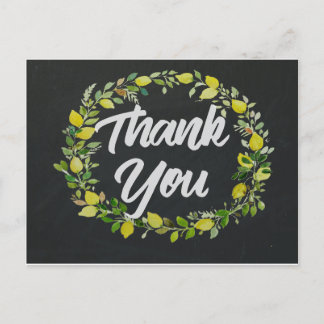 Postale Carte Pot Merci Chalkboard
