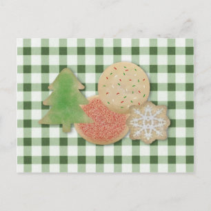 Postale Carte Recette Cookies Vacances
