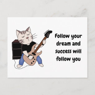 Postale carte rock sucer musique