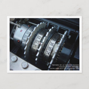 Postale Carte Rotor Enigma