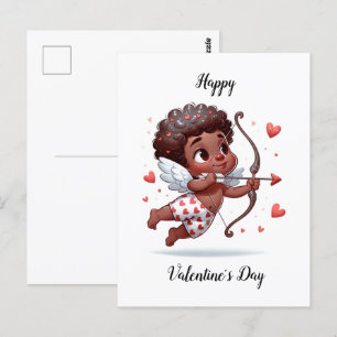 Postale Carte Saint Valentin de charme Cupid