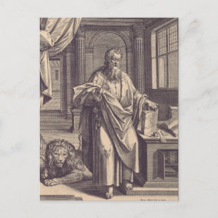 Postale Carte Sainte de l'Apôtre Saint Marc l'Évangéliste