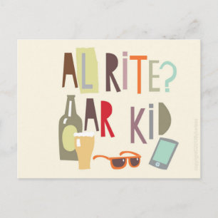 Postale Carte Scouse - Alrite Ar Kid