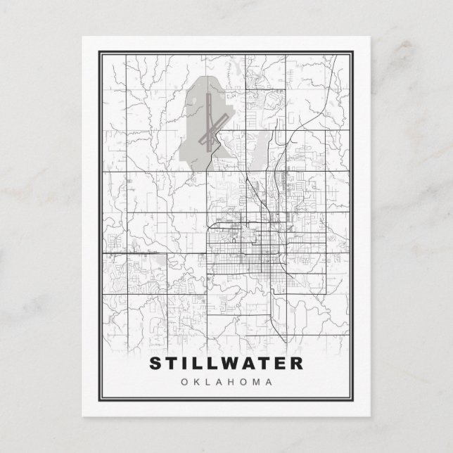 Postale Carte Stillwater (Devant)
