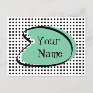 Postale Carte SUPER KEEN vintage 1950 - Personnaliser !