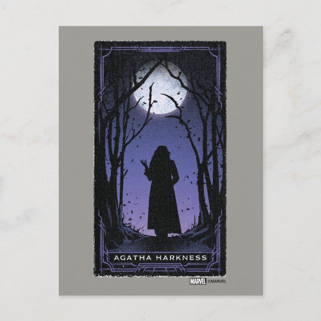 Postale Carte Tarot d'Agatha Harkness (Devant)