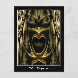 Postale Carte Tarot Empereur