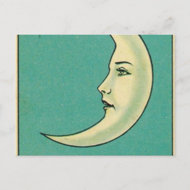 Postale Carte Tarot La Luna (Devant)
