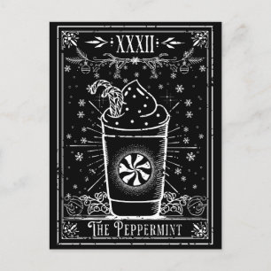 Postale Carte Tarot Latte Peppermint