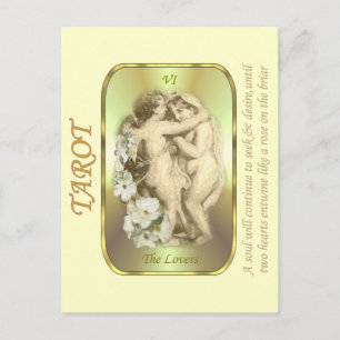 Postale Carte Tarot - Les Amoureux
