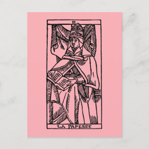Postale Carte Tarot : Les Papes
