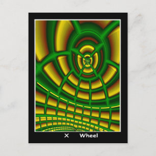 Postale Carte Tarot Roue