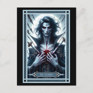 Postale Carte Tarot Vampire