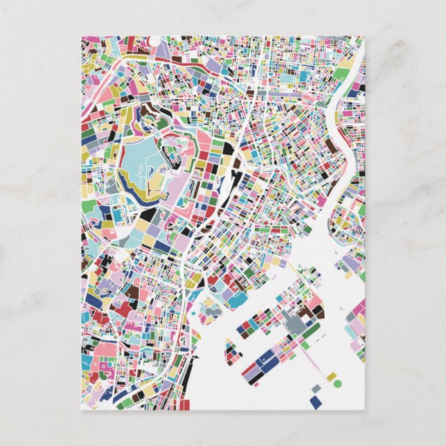 Postale Carte Tokyo Japon (Devant)