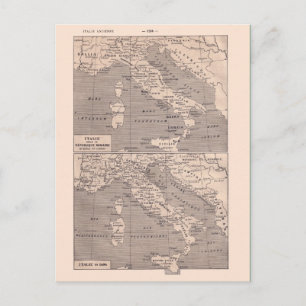 Postale Carte vintage, 1920, Italie