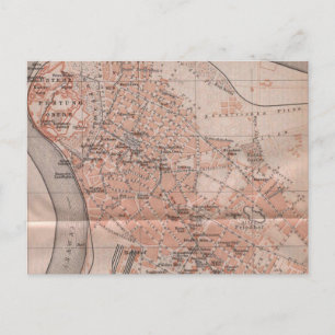 Postale Carte vintage de Belgrade Serbie (1905)