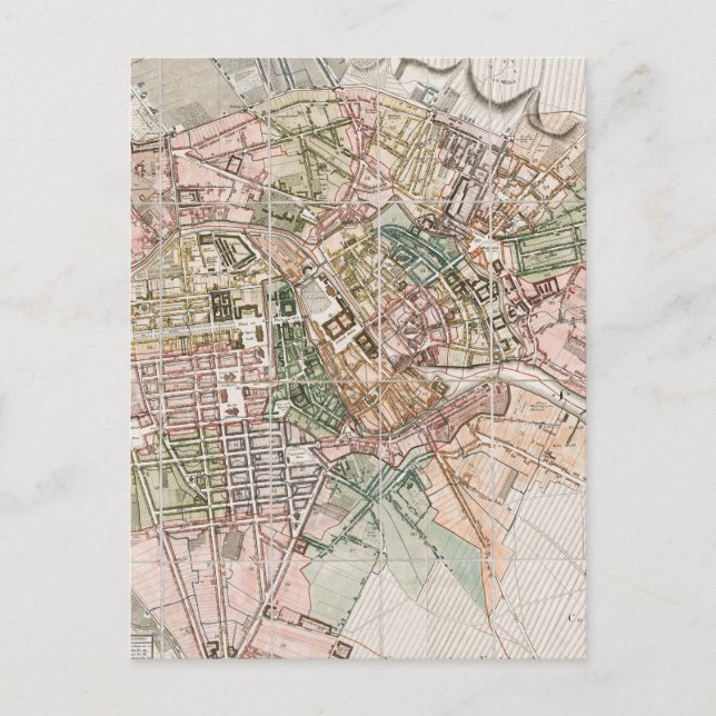 Postale Carte vintage de Berlin (1811) (Devant)