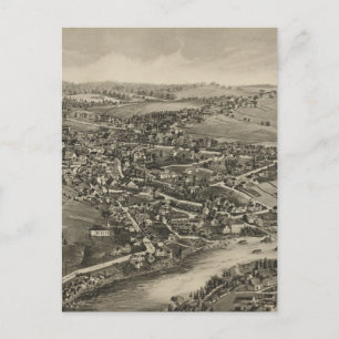 Postale Carte vintage de Caribou Maine (1893)