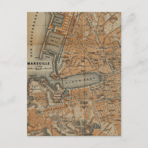Postale Carte vintage de Marseille France (1914)