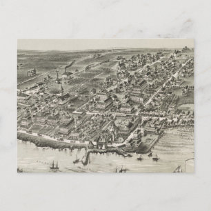 Postale Carte vintage de Narragansett RI (1888)