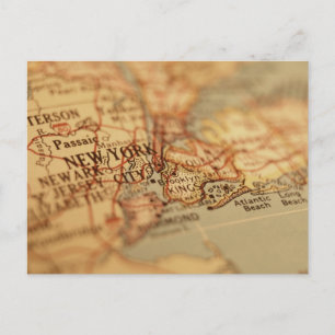 Postale Carte Vintage de NEW YORK