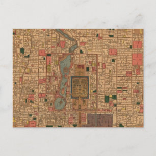 Postale Carte vintage de Pékin Chine (1914)