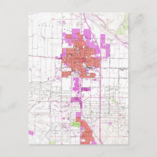 Postale Carte vintage de Père Noël Maria California (1959)