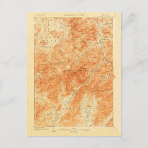 Postale Carte vintage du Mont Marcy New York