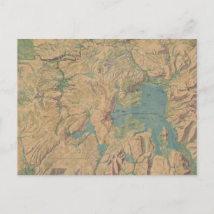 Postale Carte vintage du parc national Yellowstone (1914)