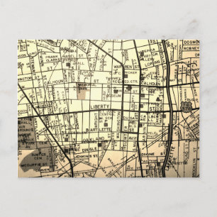 Postale Carte Vintage Sumter, SC