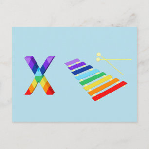 Postale Carte Xylophone