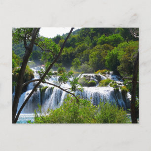 Postale Cascade dans le parc national de Krka - Carte post