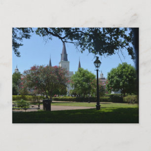 Postale Cathédrale Saint-Louis du Quartier français Carte 