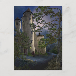 Postale Château de fou - En attente - Carte