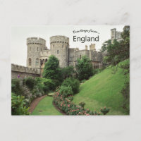 Château de Windsor Berkshire Angleterre Carte post
