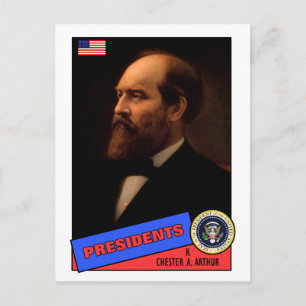 Postale Chester A. Carte Arthur Baseball