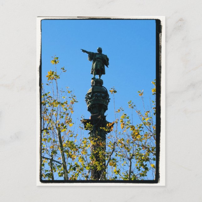 Postale Christopher Columbus - Barcelone, Espagne Carte po (Devant)