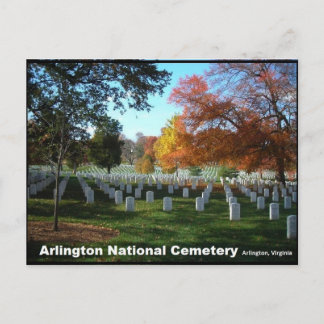Postale Cimetière national d'Arlington en automne Carte po